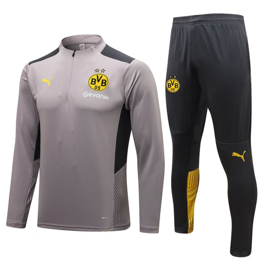 Conjunto de Frio meio zíper Borussia Dortmund V - Puma