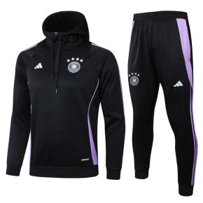 Conjunto de Frio meio zíper com Capuz Alemanha I - Adidas