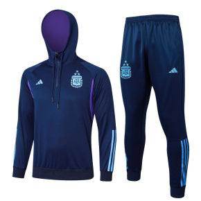 Conjunto de Frio meio zíper com Capuz Argentina II - Adidas