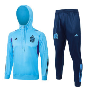 Conjunto de Frio meio zíper com Capuz Argentina III - Adidas