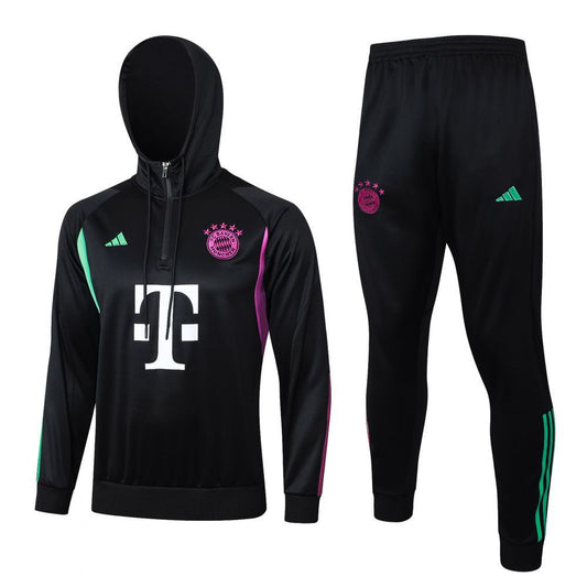 Conjunto de Frio meio zíper com Capuz Bayern de Munique I - Adidas
