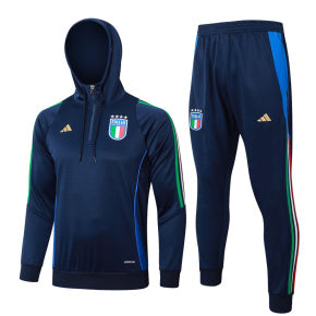 Conjunto de Frio meio zíper com Capuz Itália I - Adidas