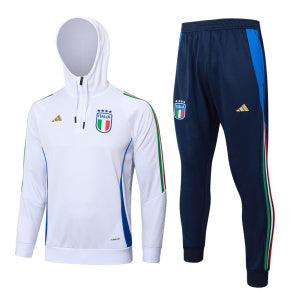 Conjunto de Frio meio zíper com Capuz Itália II - Adidas