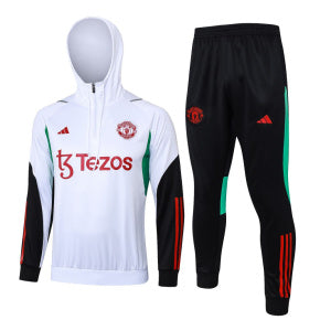 Conjunto de Frio meio zíper com Capuz Manchester United I - Adidas