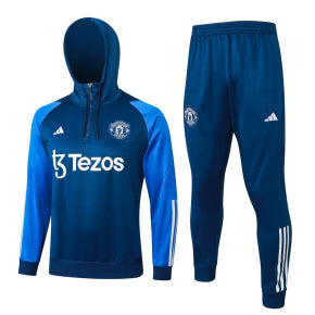 Conjunto de Frio meio zíper com Capuz Manchester United III - Adidas