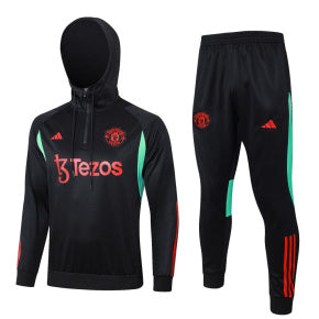 Conjunto de Frio meio zíper com Capuz Manchester United IV - Adidas