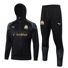 Conjunto de Frio meio zíper com Capuz O. Marseille I - Puma