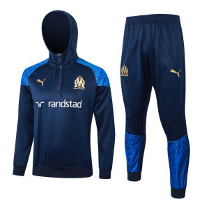Conjunto de Frio meio zíper com Capuz O. Marseille II - Puma