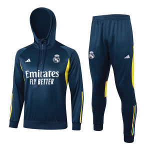 Conjunto de Frio meio zíper com Capuz Real Madrid II - Adidas