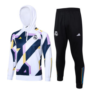 Conjunto de Frio meio zíper com Capuz Real Madrid III - Adidas