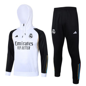 Conjunto de Frio meio zíper com Capuz Real Madrid IV - Adidas