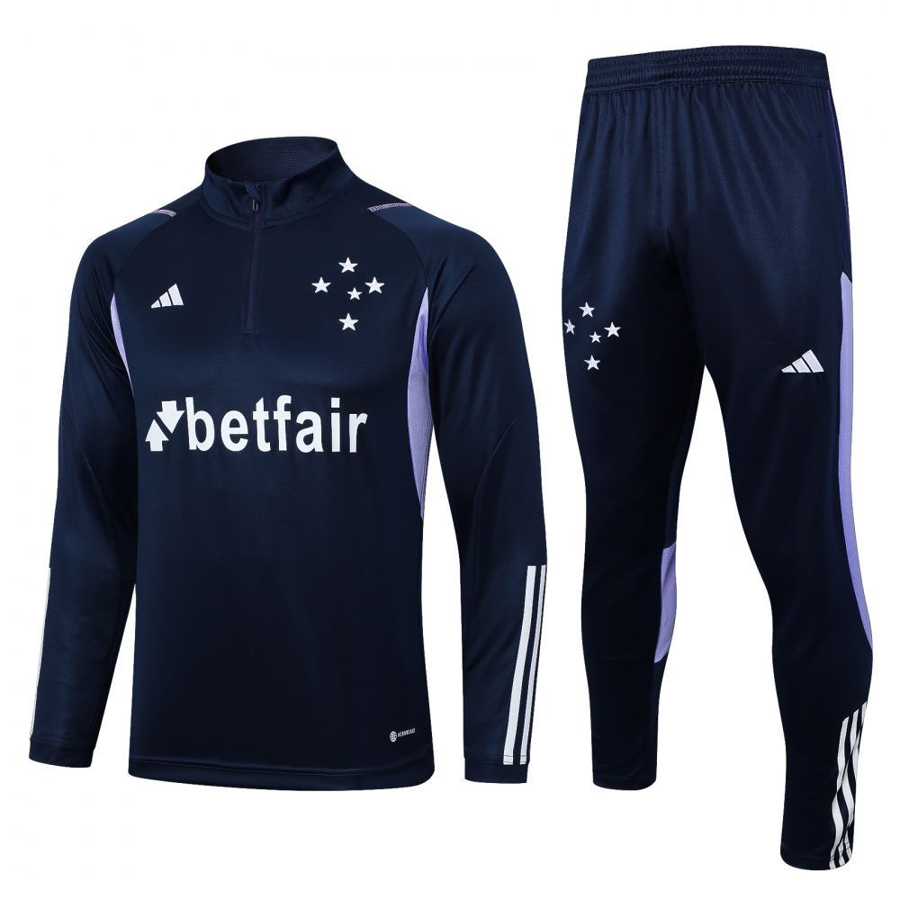 Conjunto de Frio meio zíper Cruzeiro I - Adidas
