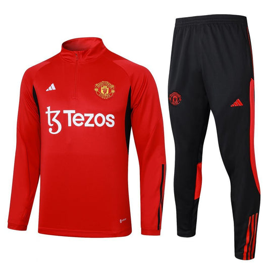 Conjunto de Frio meio zíper Manchester United V - Adidas