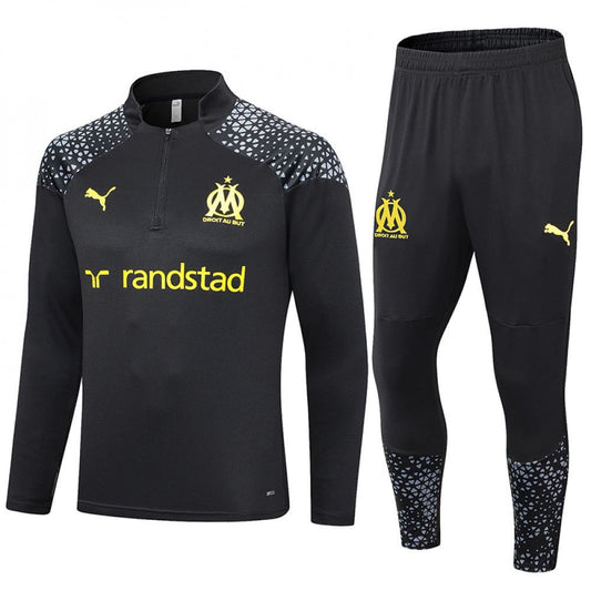Conjunto de Frio meio zíper O. Marseille III - Puma