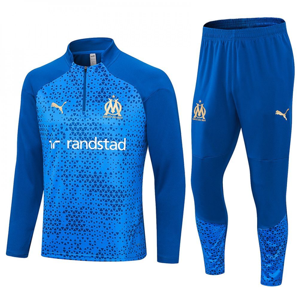 Conjunto de Frio meio zíper O. Marseille IV - Puma