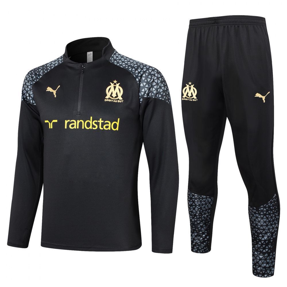 Conjunto de Frio meio zíper O. Marseille VII - Puma