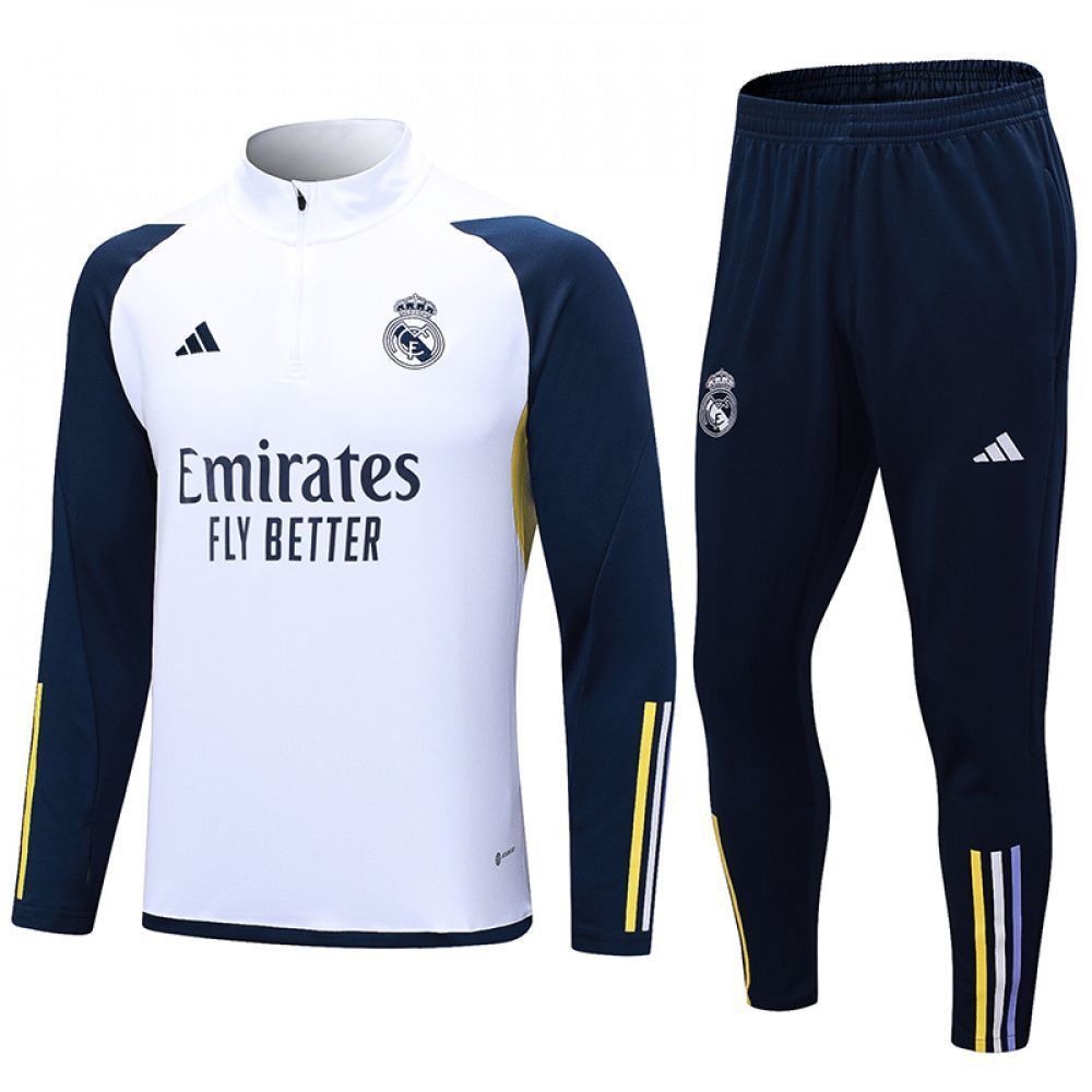 Conjunto de Frio meio zíper Real Madrid IX - Adidas