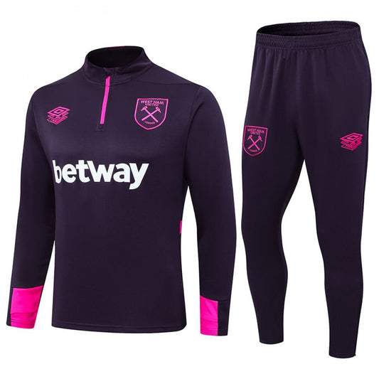 Conjunto de Frio meio zíper West Ham I - Umbro