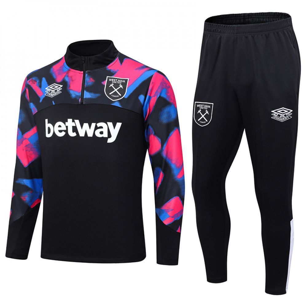 Conjunto de Frio meio zíper West Ham III - Umbro