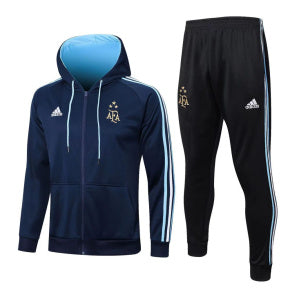 Conjunto de Frio zíper completo com Capuz Argentina I - Adidas