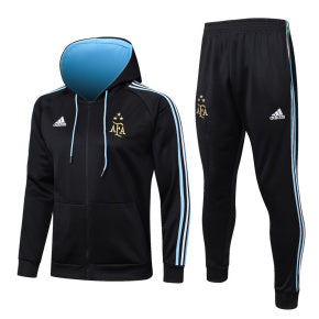 Conjunto de Frio zíper completo com Capuz Argentina III - Adidas