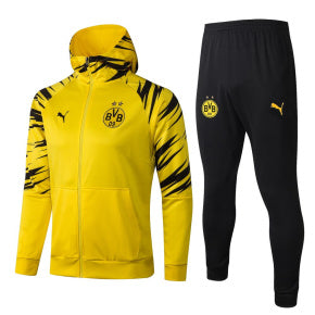 Conjunto de Frio zíper completo com Capuz Borussia Dortmund IV - Puma