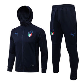Conjunto de Frio zíper completo com Capuz Itália I - Puma
