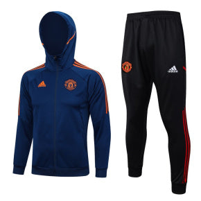Conjunto de Frio zíper completo com Capuz Manchester United I - Adidas