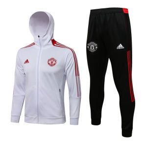 Conjunto de Frio zíper completo com Capuz Manchester United III - Adidas
