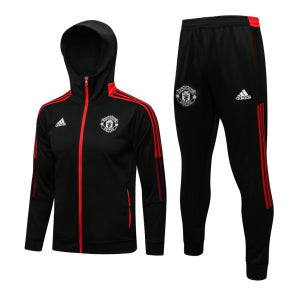 Conjunto de Frio zíper completo com Capuz Manchester United V - Adidas