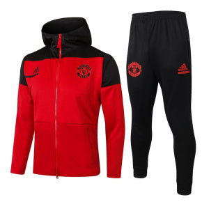 Conjunto de Frio zíper completo com Capuz Manchester United VI - Adidas