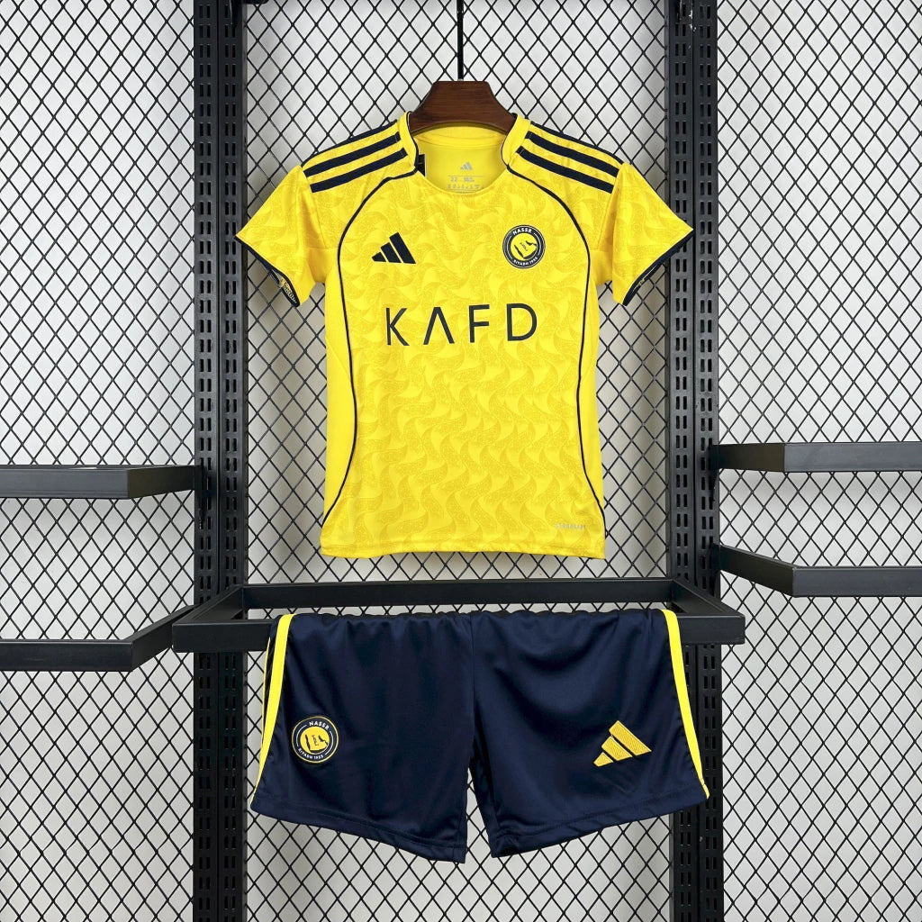 Kit Infantil Al Nassr I - Adidas 25/26