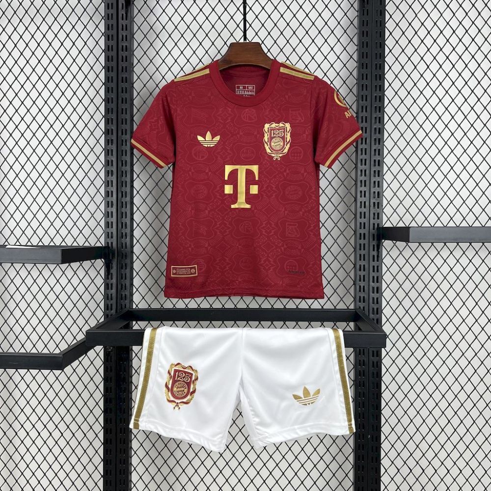 Kit Infantil Bayern de Munique 125 anos - Adidas 25/26