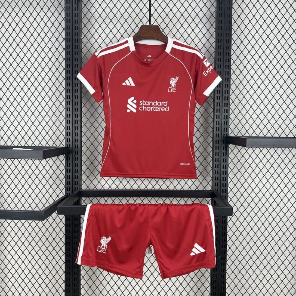 Kit Infantil Liverpool I - Adidas 25/26