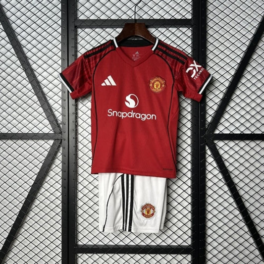 Kit Infantil Manchester United I - Adidas 25/26