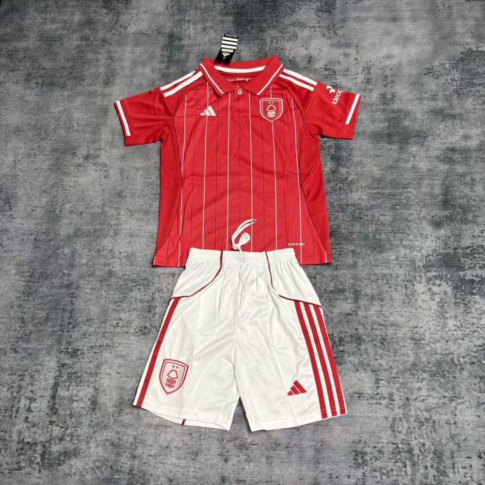 Kit Infantil Nottingham Forest I - Adidas 25/26