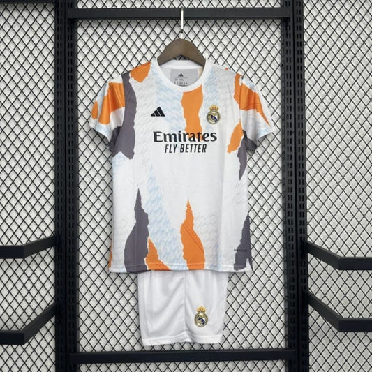 Kit Infantil Real Madrid Pré-Jogo - Adidas 25/26