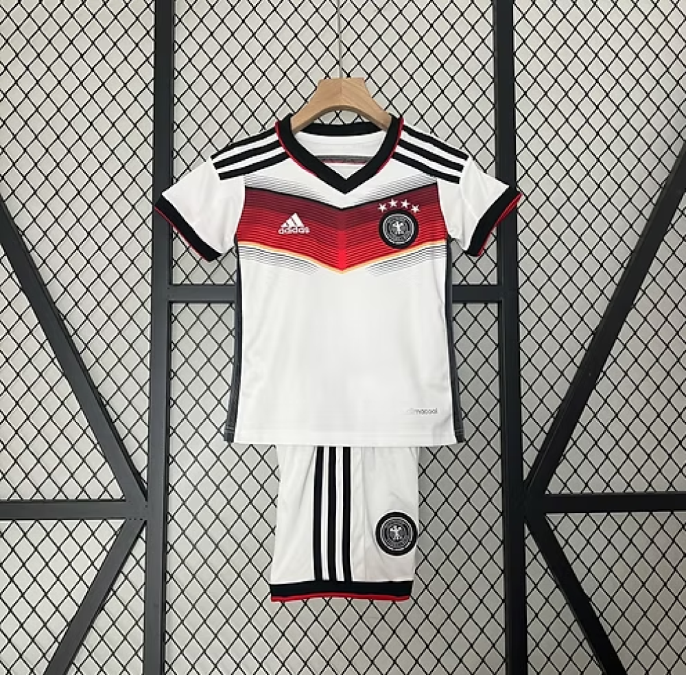 Kit Infantil Retrô Alemanha I - Adidas 2014