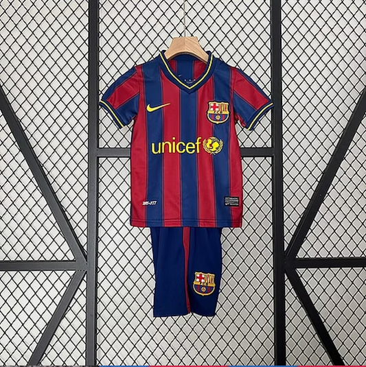 Kit Infantil Retrô Barcelona I - Nike 09/10
