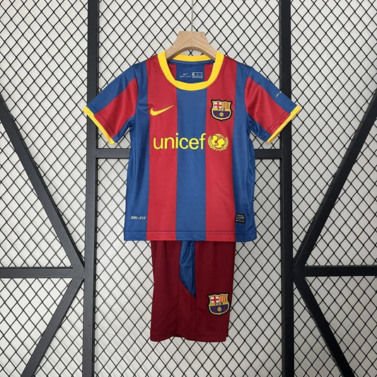 Kit Infantil Retrô Barcelona I - Nike 10/11