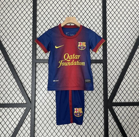 Kit Infantil Retrô Barcelona I - Nike 12/13