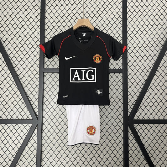Kit Infantil Retrô Manchester United II - Nike 07/08