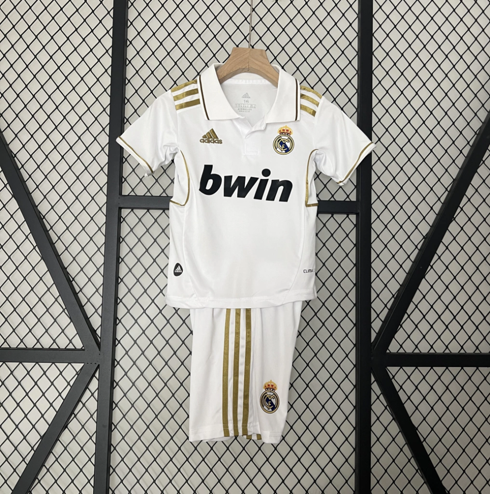 Kit Infantil Retrô Real Madrid I - Adidas 11/12