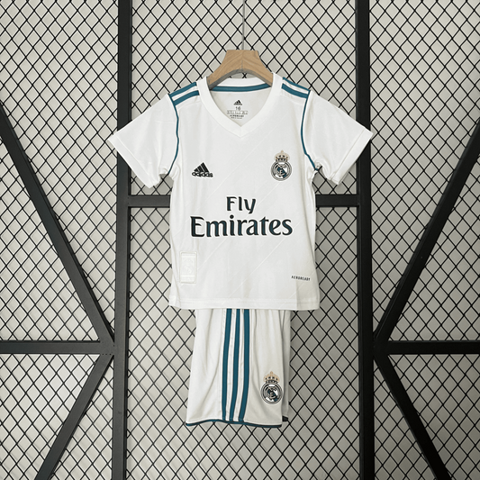 Kit Infantil Retrô Real Madrid I - Adidas 17/18