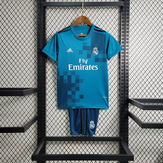 Kit Infantil Retrô Real Madrid III - Adidas 17/18