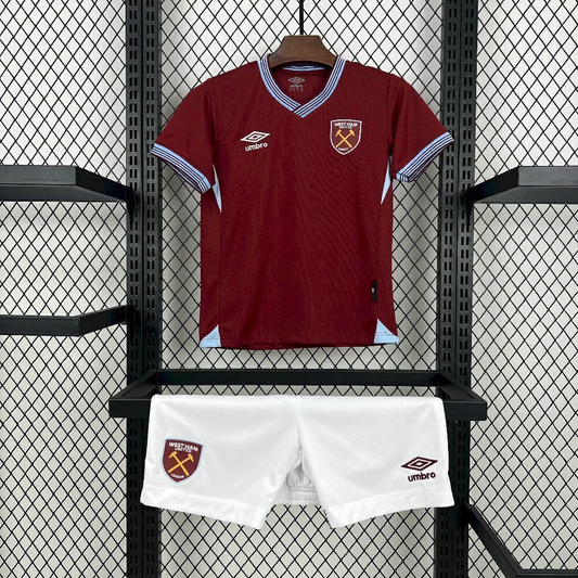 Kit Infantil West Ham I - Umbro 25/26