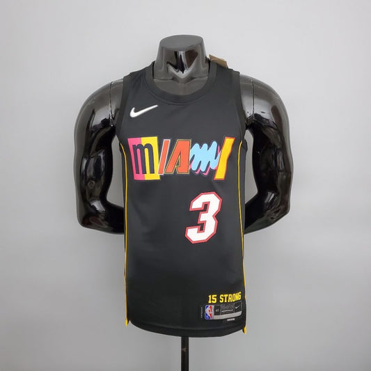 Regata Swingman Miami Heat City Edition 21/22 - Dwyane Wade #3