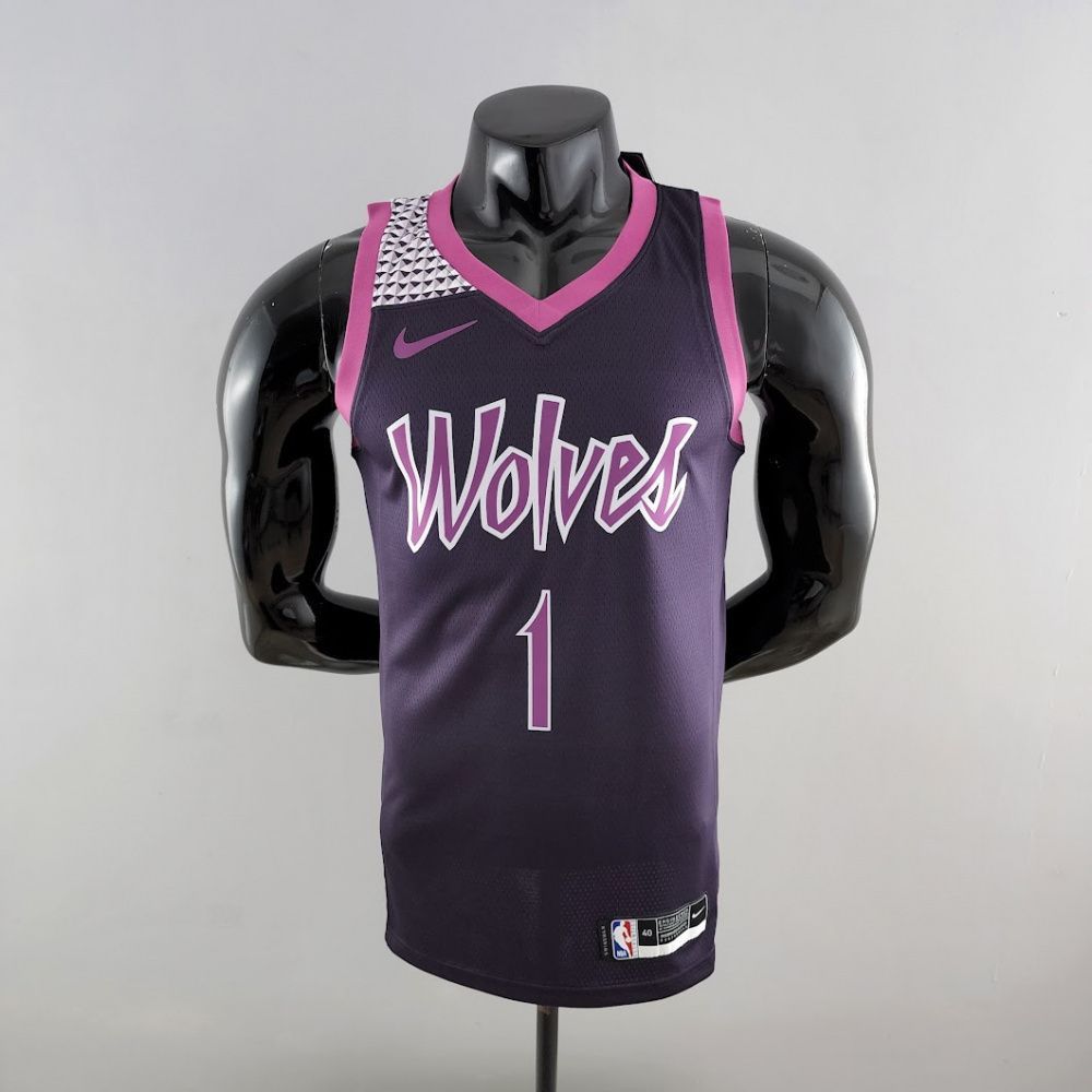 Regata Swingman Timberwolves City Edition 23/24 - Anthony Edwards #1